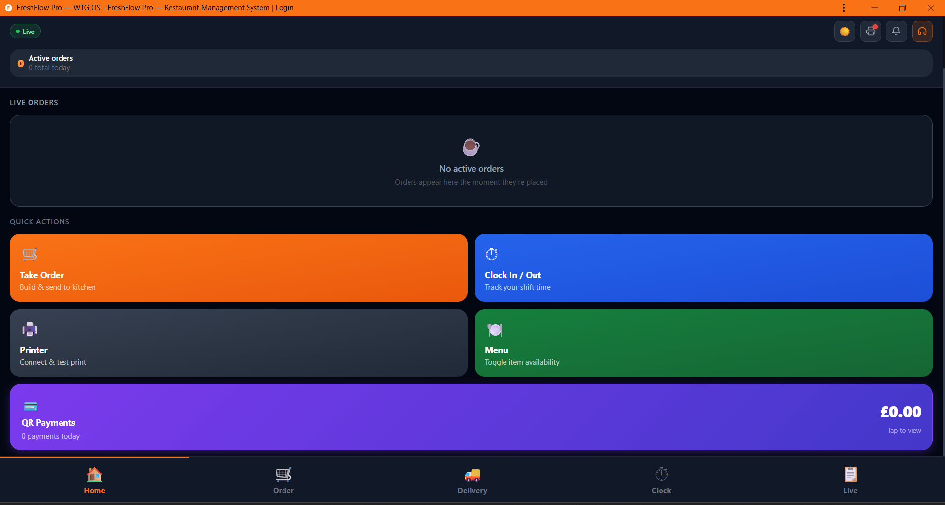 FreshFlow Pro staff portal